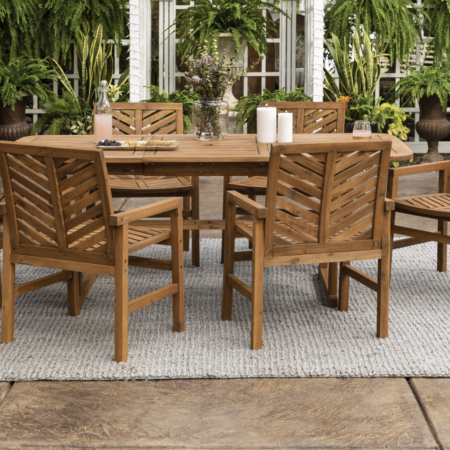 Bellflower dining set - Đồ Gỗ Ngoài Trời Thế Giới Xanh - Công Ty TNHH La Xuất Nhập Khẩu Thế Giới Xanh